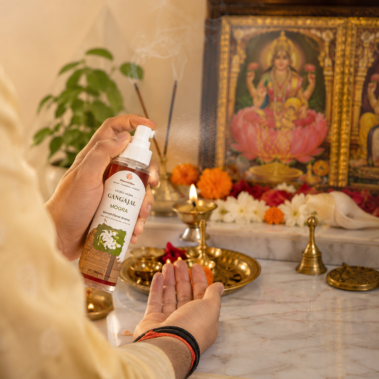 Sacred Aroma Gangajal- Set of 5 Divine fragrances