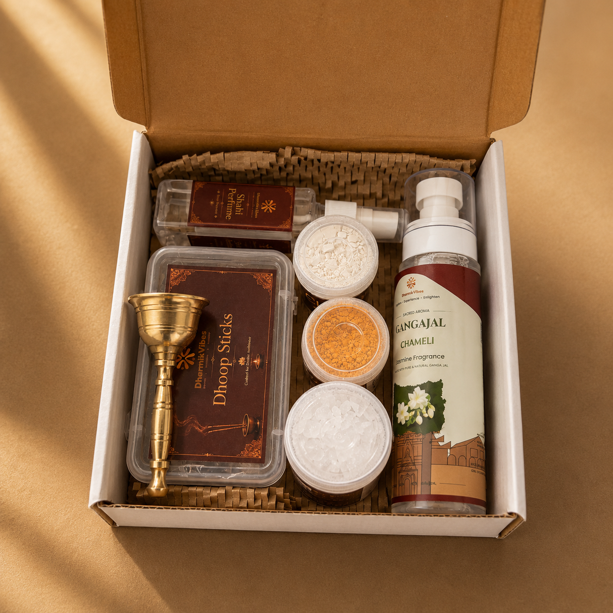 Dharmik Vibes Divine Puja Essentials Box