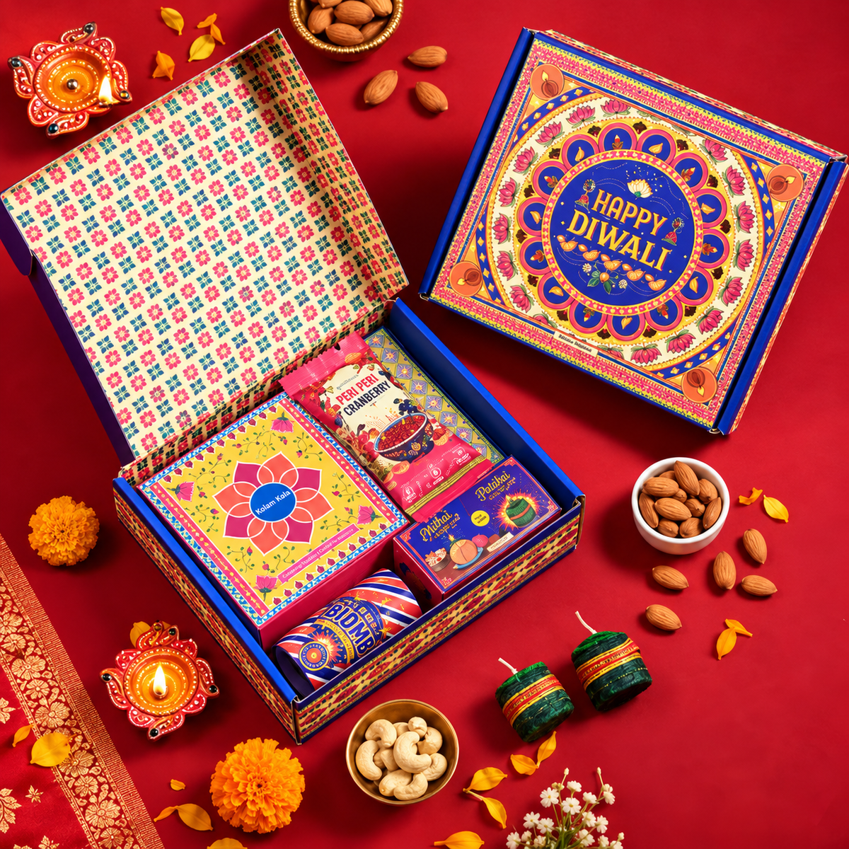 Happy Diwali Gift Hamper Box | Premium Diwali Gift Set