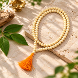 Bel Wood Jaap Mala (Bilva Mala) – Natural Belpatra Wood 108 Beads