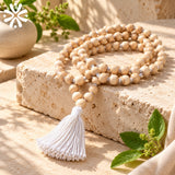 Premium Tulsi Jaap Mala 108 Beads | Tulsi Japa Mala | DharmikVibes