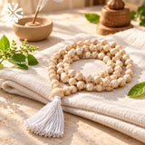 Premium Tulsi Jaap Mala 108 Beads | Tulsi Japa Mala | DharmikVibes