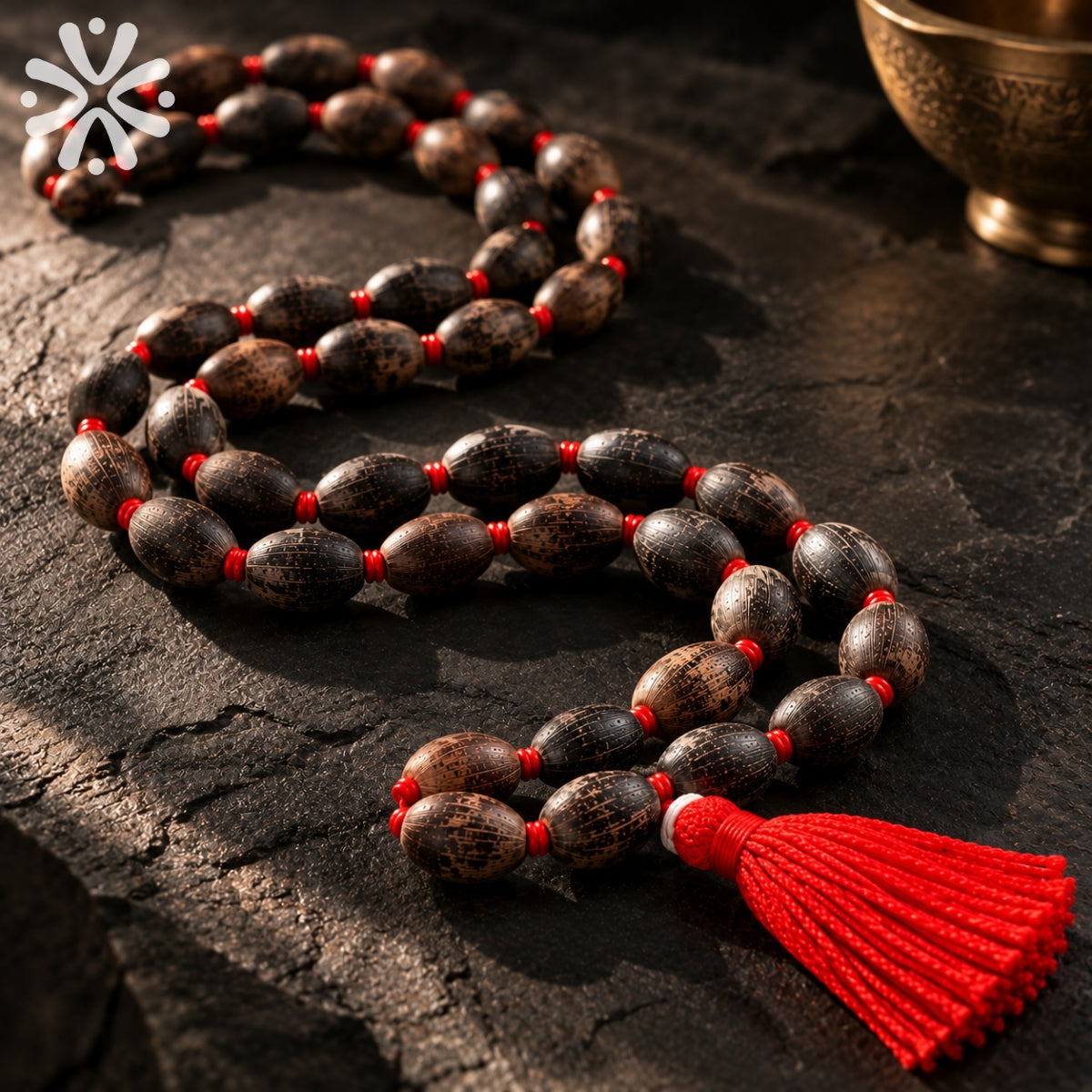 Kamal Gatta Jaap Mala – Natural Lotus Seeds 108 Beads Japa Mala