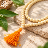 Bel Wood Jaap Mala (Bilva Mala) – Natural Belpatra Wood 108 Beads