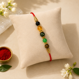 Premium Raksha Bandhan Combo | Rakhi Pair, Crystal Rakhi & Puja Essentials