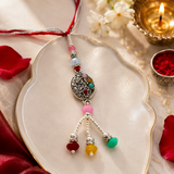 Elegant Bhaiya Bhabhi Rakhi Set (Set of 2) | Premium Raksha Bandhan Collection