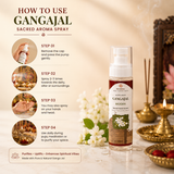 Sacred Aroma Gangajal- Set of 5 Divine fragrances