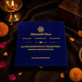 Silver Color German Finish Pooja Gift Set | 5-Piece Premium Decorative Religious Collection with Velvet Box | DVS330533