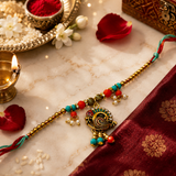 Premium Bhaiya Bhabhi Rakhi Set (Set of 2)